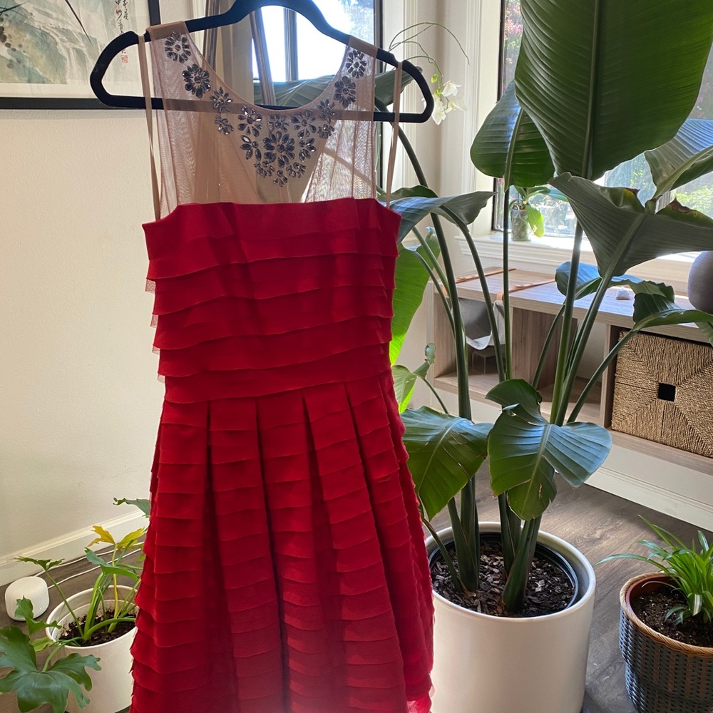 New BCBG red dress
